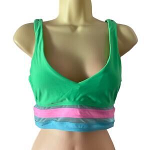 NOBO No Boundaries Colorful Bikini Top junior Size Medium 7/9